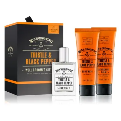 Scottish Fine Soaps Men’s Grooming Thistle & Black Pepper ajándékszett uraknak