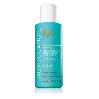 Moroccanoil Scalp Balancing Shampoo nyugtató sampon zsíros hajra korpásodás ellen 70 ml