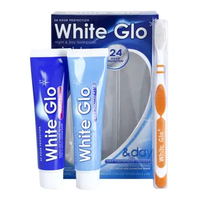 White Glo Night & Day Toothpaste Set fogápoló készlet