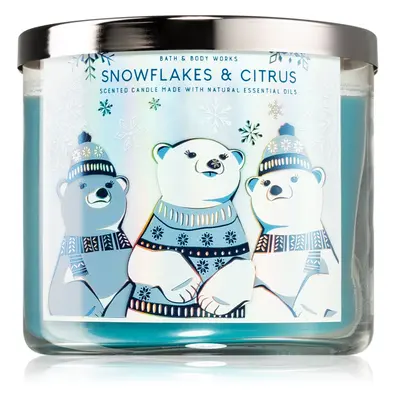 Bath & Body Works Snowflakes & Citrus illatgyertya I. 411 g