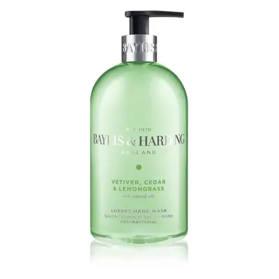 Baylis & Harding Vetiver, Cedar & Lemongrass Anti-Bacterial folyékony szappan 500 ml