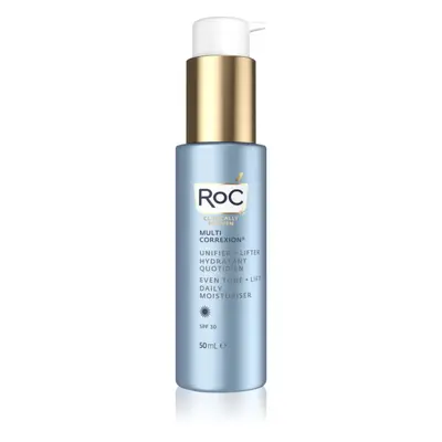 RoC Multi Correxion Even Tone + Lift feszesítő nappali krém az egységes tónusú bőrért SPF 30 50 