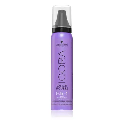 Schwarzkopf Professional IGORA Expert Mousse színező hab hajra árnyalat 9,5-1 Pearl 100 ml