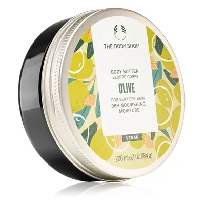 The Body Shop Olive intenzív hidratáló testvaj a nagyon száraz bőrre 200 ml