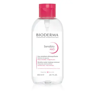 Bioderma Sensibio H2O micellás víz érzékeny bőrre adagolóval 850 ml