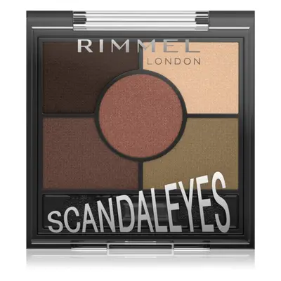 Rimmel ScandalEyes szemhéjfesték paletta árnyalat 002 Brixton Brown 3.8 g