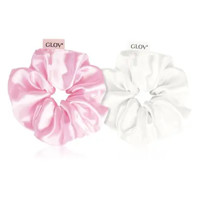 GLOV Satin Scrunchies S hajgumik Beige/Pink 2 db