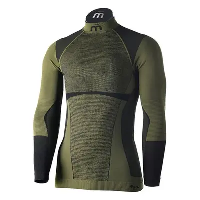 Mico MAGLIA LUPETTO M/L WARM CONTROL Férfi thermo aláöltözet, sötétzöld, méret