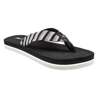 ALPINE PRO TERESINA Női flip-flop papucs, fekete, méret