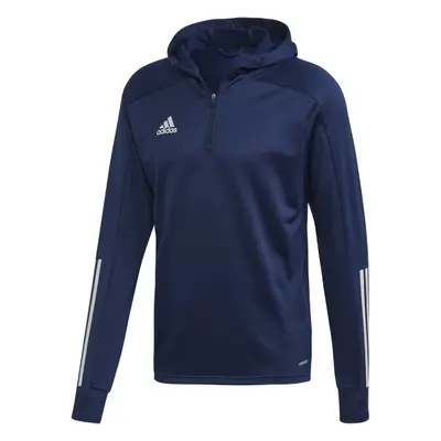 adidas CON20 TK HOOD Férfi pulóver futballra, sötétkék, méret