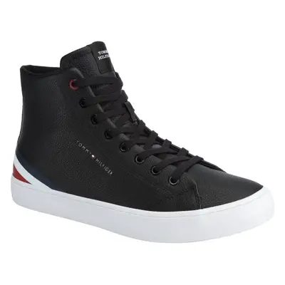 Tommy Hilfiger TH HI VULC CORE LTH Férfi teniszcipő, fekete, méret