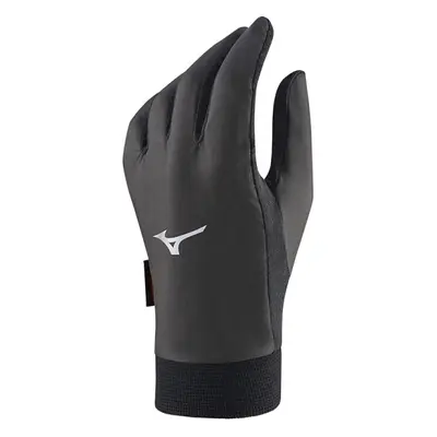 Mizuno WIND GUARD GLOVE Unisex szélálló kesztyű, sötétszürke, méret