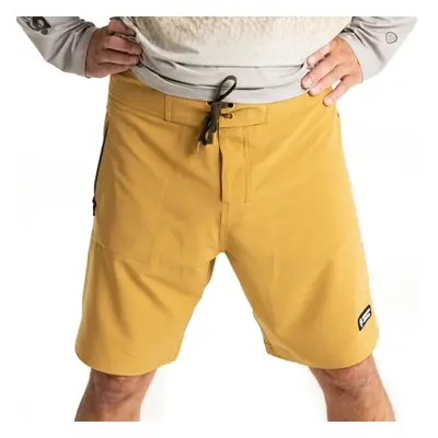 ADVENTER & FISHING UV SHORTS SAND Férfi rövidnadrág horgászathoz, sárga, méret