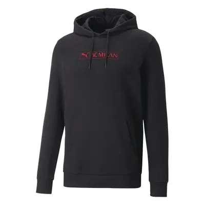 Puma ACM FTBLLEGACY HOODY Férfi pulóver, fekete, méret