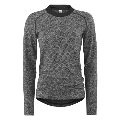 KARI TRAA VOSS CASHMERE MIX LONG SLEEVE Női thermo póló, szürke, méret