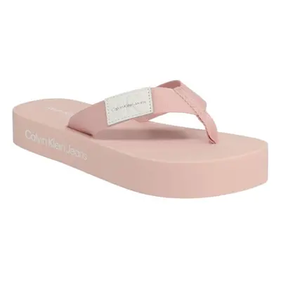 Calvin Klein FLATFORM FLIPFLOP Női filp-flop papucs, rózsaszín, méret