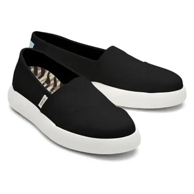 TOMS HERITAGE CANVAS WM ALPAMA SNEAK Női slip-on cipő, fekete, méret