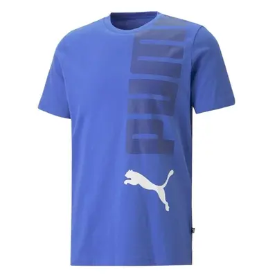 Puma ESS+LOGO LAB TEE Férfi póló, kék, méret