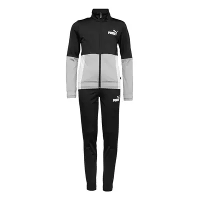 Puma COLORBLOCK POLY SUIT CL B Fiú melegítő szett, fekete, méret