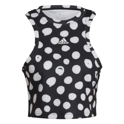 adidas FARM PRINT AEROREADY SPORT Női top, fekete, méret