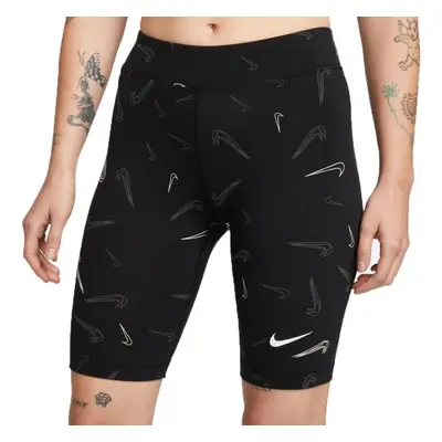 Nike NSW SHORT AOP PRNT Női rövidnadrág, fekete, méret