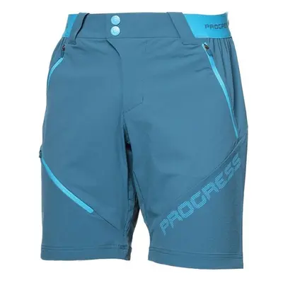 PROGRESS GENIUS SHORTS Férfi outdoor rövidnadrág, türkiz, méret