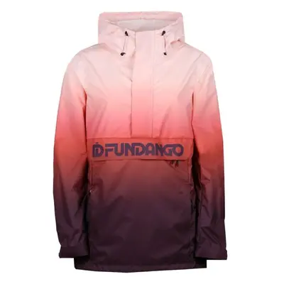 FUNDANGO BETULA LOGO ANORAK Női átmeneti kabát, bordó, méret