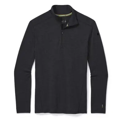 Smartwool CLASSIC THERMAL MERINO BL 1/4 ZB Férfi póló, sötétszürke, méret