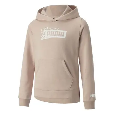 Puma ALPHA HOODIE FL G Lány pulóver, rózsaszín, méret