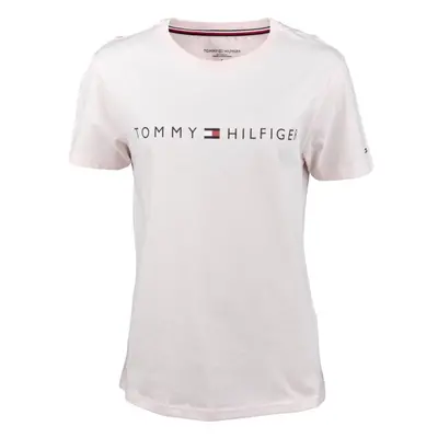 Tommy Hilfiger CN SS TEE LOGO Férfi póló, rózsaszín, méret