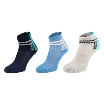 Umbro STRIPED SPORTS SOCKS JNR - PACK Gyerek zokni, sötétkék, méret