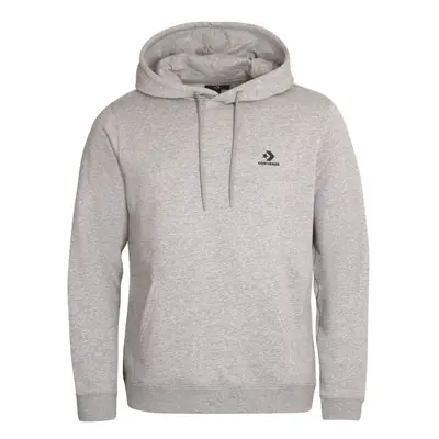 Converse STANDARD FIT LEFT CHEST STAR CHEV EMB CLASSIC HOODIE Uniszex pulóver, szürke, méret