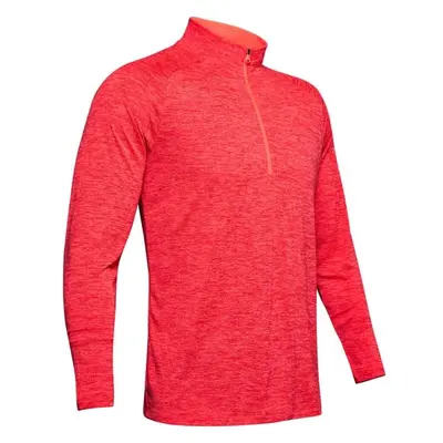 Under Armour TECH 2.0 1/2 ZIP Hosszú ujjú férfi póló, piros, méret