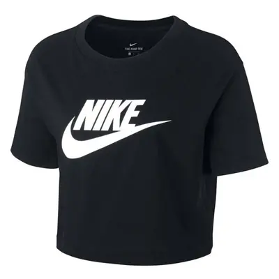 Nike NSW TEE ESSNTL CRP ICN FTR W Női póló, fekete, méret