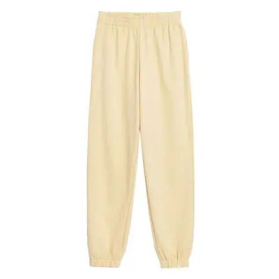 4F TROUSERS CAS W Női melegítőnadrág, sárga, méret