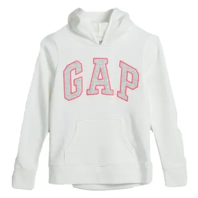 GAP LOGO HOOD Lány pulóver, fehér, méret