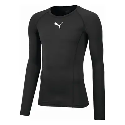 Puma LIGA BASELAYER TEE LS JR Fiú felső, fekete, méret