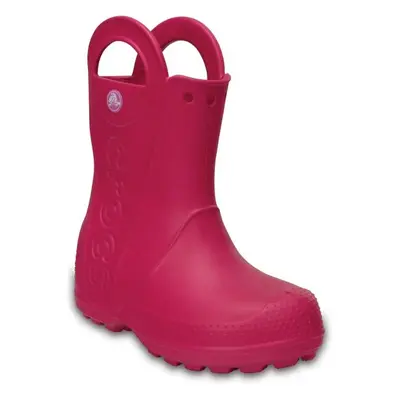 Crocs HANDLE IT RAIN BOOT KIDS Gyerek gumicsizma, rózsaszín, méret 32/33