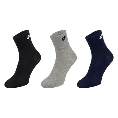 Lotto PLAYER MIDI SOCKS 3P Zokni szett, fekete, méret