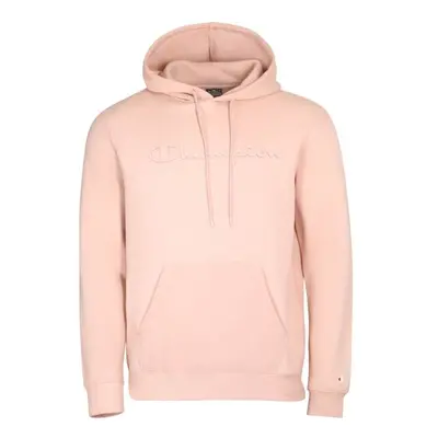 Champion FALL POLY FLEECE HOODED SWEATSHIRT Férfi pulóver, rózsaszín, méret