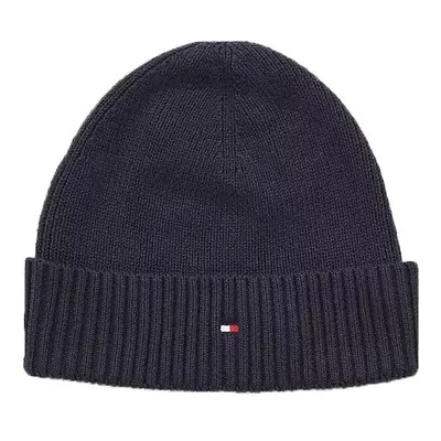 Tommy Hilfiger ESSENTIAL FLAG BEANIE Férfi téli sapka, sötétkék, méret