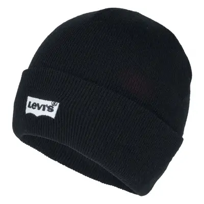 Levi's® BATWING EMBROIDERED SLOUCHY BEANIE Téli sapka, fekete, méret