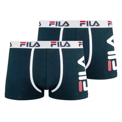 Fila BOXER 2-PACK Férfi bokszeralsó, sötétkék, méret