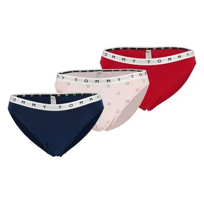 Tommy Hilfiger 3P BIKINI PRINT Női alsónemű, sötétkék, méret