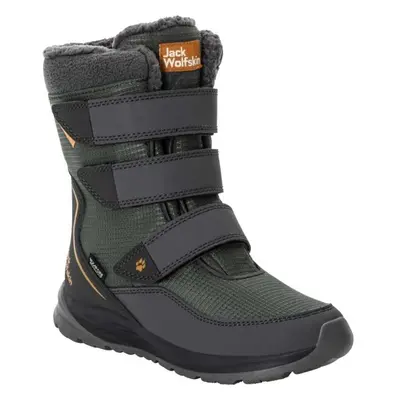 Jack Wolfskin POLAR BOOT TEXAPORE HIGH VC K Gyerek téli cipő, zöld, méret