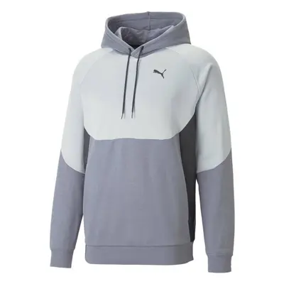 Puma ALPHA HOODIE FL G Lány pulóver, szürke, méret