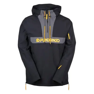 FUNDANGO BURNABY LOGO ANORAK Férfi sí/snowboard dzseki, fekete, méret