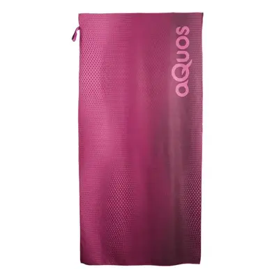 AQUOS TECH TOWEL 75x150 Gyorsan száradó sporttörülköző, rózsaszín, méret