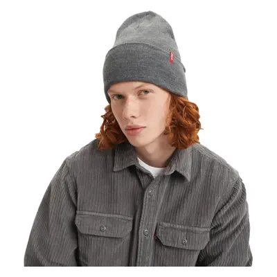 Levi's® SLOUCHY RED TAB BEANIE Férfi téli sapka, szürke, méret