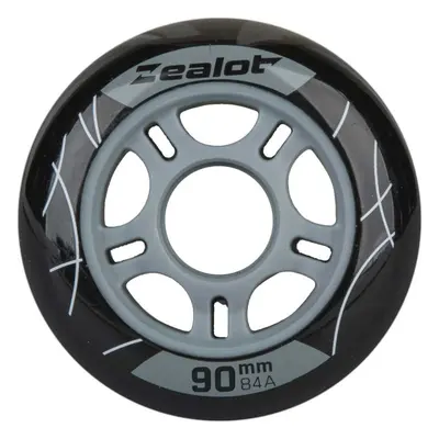 Zealot 90-84A WHEELS 4PACK Görkorcsolya kerék szett, fekete, méret